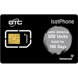 Inmarsat IsatPhone SIM PREPAGO - América Latina - 300 unidades / 180 días - Imagen 1 de 3