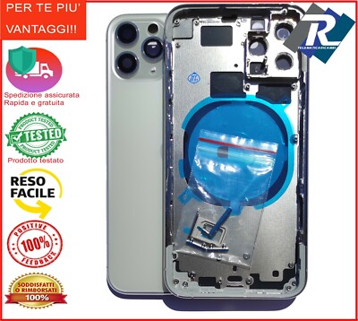 Sostituzione Cover Posteriore In Vetro Per IPhone X / 10 – Colore Bianco – Ricambio Compatibile Di Qualità