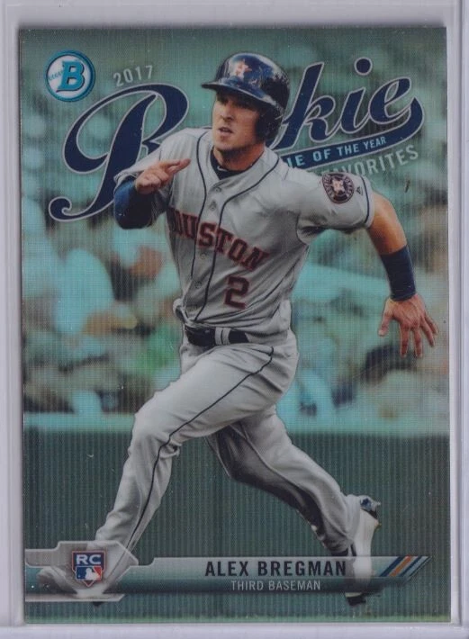 2017 Bowman Chrome Rookie of the Year Favorites Refractors #ROYF3 Alex Bregman - Image 1 of 1