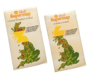Two Supermaps - Scotland. No.s 5 & 6. Central Southern & Northern Scotland - Picture 1 of 24