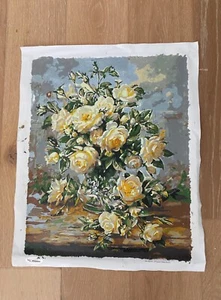 Paint By Number Masterpiece by Numbers Princess Diana Roses Completed - Picture 1 of 7