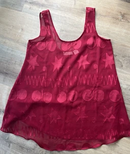 Victoria Secret Red On Red Nightie Size Small Christmas Holiday Surprise! - Picture 1 of 8