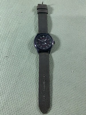 AMERICAN AVIATOR 1945 Field Military Pilot Watch, Black Dial, No Buckle On Strap - Image 1 of 4