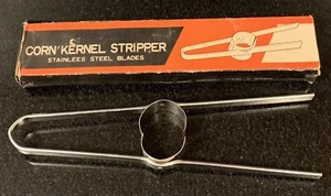Vintage Kernel Stripper Stainless Steel Blades # 6560 Made In Japan - Picture 1 of 3