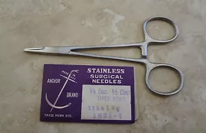 Pack Of 6 Pcs Suture Needle 1/2 Circle# 1 Surgical Instruments - Picture 1 of 1