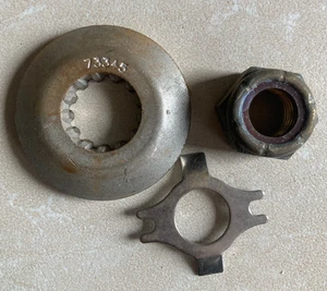 Quicksilver Thrust Washer, Nut and Washer 73345A 1 No package Water stained. - Bild 1 von 2