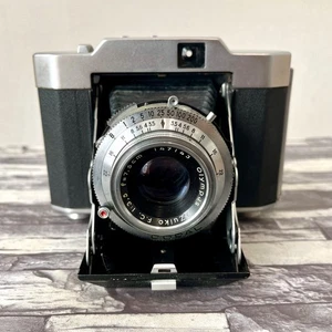 Olympus Six 6x6 6x4,5 fotocamera pieghevole pellicola e custodia! Dal Giappone - Foto 1 di 23