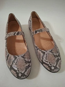 Dansko Lilly Grey Snake flache Mary Jane Damenschuhe Größe 39 - Bild 1 von 10
