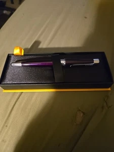 A. T. Cross Beverly Deep Purple Polish Gel Rollerball Rollerball Pen in Blister - Picture 1 of 4
