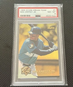 Ken Griffey Jr 1996 Score Dream Team PSA 8 NM-MT Mariners Seattle - Picture 1 of 1