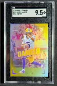 2024 Panini Luminance Rookie Jayden Daniels #102 Gold /299 RC SGC 9.5 Commanders - Picture 1 of 2