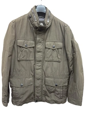 Coach Men's Wyatt Field Jacket Lightweight w/ Hood & Pockets Olive/Brown Size M - Image 1 of 4