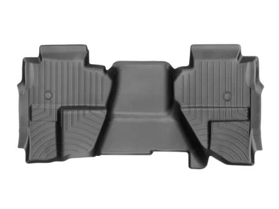 WeatherTech FloorLiner for 2015-2019 GMC Sierra 2500HD / 3500HD - 2nd Row, Black - Image 1 of 4