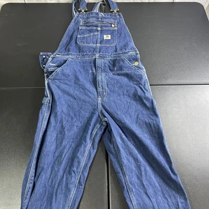 Carhartt Model # OR4672-M Loose Fit Washed Denim Bib Overalls 32 x 32 Guc E1200 - Picture 1 of 7