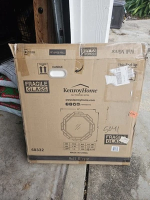 60332 Junction Wall Mirror - Small with Clear Finish, Modern Style, 24" Heigh... - Image 1 of 3