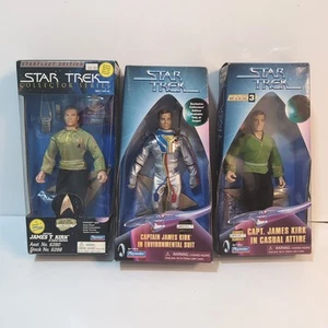 Star Trek Collector Ed Capt James T Kirk Figures 3 Starfleet Casual Enviro Suit - Picture 1 of 13