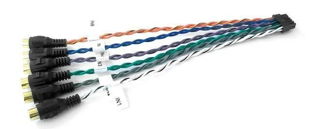 Audison PIC 6 PRE IN CONNECTOR 6 RCA connector adapter Foto 1 de 1