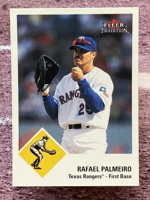 2003 Fleer Tradition Rafael Palmeiro #375 Texas Rangers - Image 1 of 2