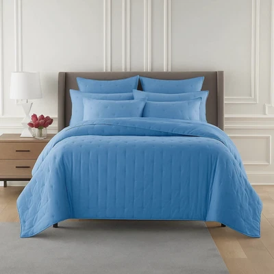 Sky Tufted Coverlet Set QUEEN(Queen Coverlet & 2 Standard Pillow Sham)Coast Blue - Image 1 of 4