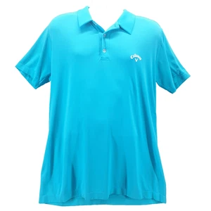Callaway X Series Men’s Size L Teal Blue Performance Golf Polo Shirt - Picture 1 of 7