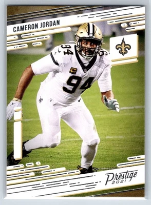 2021 Panini Prestige #136 Cameron Jordan New Orleans Saints - Image 1 of 2