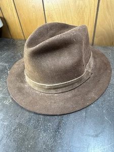 Kilgour / French & Stanbury London • Barney’s New York Brown Fedora 7 1/2 61XL - Bild 1 von 9