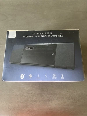 Ilive IHB248B Wireless Home Music System Bluetooth, CD, Radio, Digital Clock New - Image 1 of 4