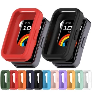 For Huawei Band 10/10 NFC/9/9 NFC/8/8 NFC Silicone Protective Case Watch Case - Afbeelding 1 van 24