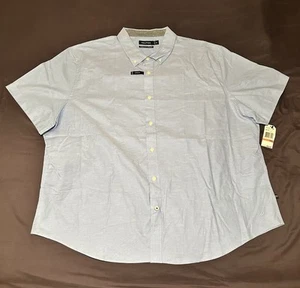 Nautica Classic Fit Stretch Button-Up Shirt Men's Size 3XL Light French Blue - Picture 1 of 16