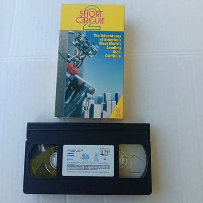 Short Circuit 2 VHS Tri Star Pictures RCA 80s Retro Robot  - Image 1 of 4