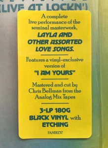 Tedeschi Trucks Band Layla 3 x LP Trey Anastasio of Phish 180 Gram Vinyl Record - Picture 1 of 2