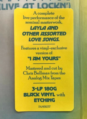 Tedeschi Trucks Band Layla 3 x LP Trey Anastasio of Phish 180 Gram Vinyl Record - Image 1 of 2