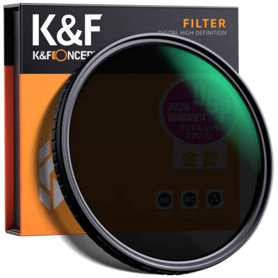 K&F Concept 86mm Fader ND Filter Neutral Density Variable ND2-ND32 NO X Spot - Image 1 of 4