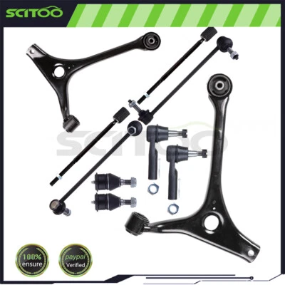 10pcs Front Lower Control Arm Tie rod Sway Bars For 1998-07 Ford Taurus Mercury - Image 1 of 4