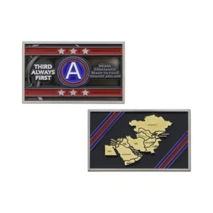 ARMY CENTRAL COMMAND ARECENT 2.5" CHALLENGE COIN - Picture 1 of 1