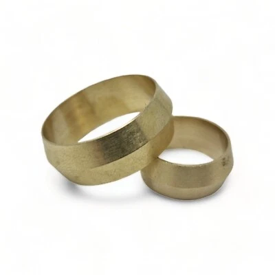 DH & JS TRADING Olive a compressione ottone - Tubo idraulico barile tubo oliva metrico & imperiale