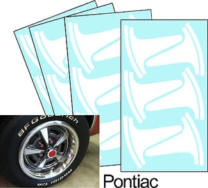 Pontiac Firebird Rally II Wheel Paint Mask Stencil Kit for 15” rim - Picture 1 of 3