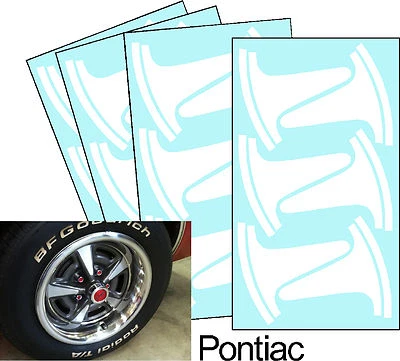 Pontiac Firebird Rally II Wheel Paint Mask Stencil Kit for 15” rim - Image 1 of 3