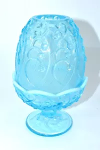 LAMPADA FATA FENTON BLU GHIACCIO OPALESCENTE, GIGLIO DELLA VALLE - Foto 1 di 11