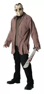 Chaqueta Jason Voorhees para adultos con camisa insertada y máscara - Imagen 1 de 2