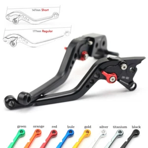 Long / Short Brake Clutch Levers For SUZUKI GSR 400/600/750 GSX250R GW250 VL125 - Foto 1 di 28