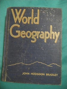 Vintage 1948 World Geography Teaching/ Learning School Book - Picture 1 of 14