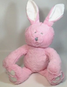 Triboro Quilt Plüsch rosa Hase Kaninchen weiches Stofftier Spielzeug genähte Augen 12 Zoll  - Bild 1 von 9