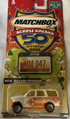Matchbox Across America 50th Birthday Series New Mexico Ford expedition police - Image 1 of 4