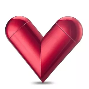 HeartShape Dual-Purpose soft Flame USB Recharge Cigarette Lighter Gas Refillable - Picture 1 of 11