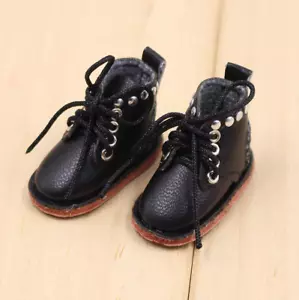 Zapatos de muñeca Blythe de 12" zapatos de cuero negro zapatos encantadores - Imagen 1 de 3