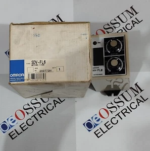 OMRON SDV-FL6 TEMPORIZADOR ELECTRÓNICO VOLTAJE 110VAC ENVÍO RÁPIDO GRATUITO - Imagen 1 de 9