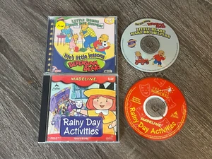 MADELINE RAINY DAY ACTIVITIES & LITTLE BEAR LESSONS W/ BERENSTAIN BEARS CD-ROMS - Picture 1 of 2