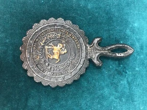 Confederate States Of America CSA Cast Iron Trivet Dei Vindice 22 February 1862 - Picture 1 of 8
