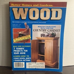 Wood Magazine February 1994 Beautify Your Home With This Pine Country Cabinet - Picture 1 of 4
